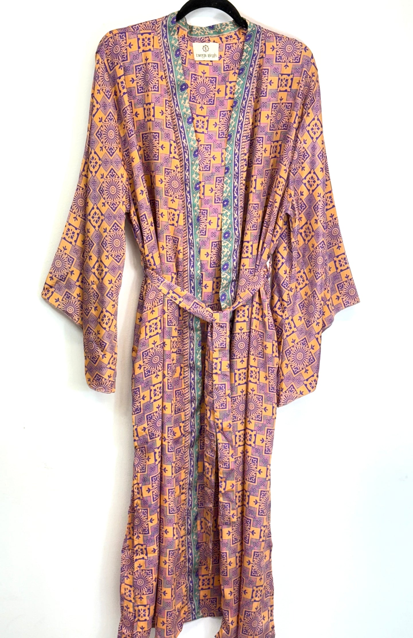 Vintage Sari Kimono Long