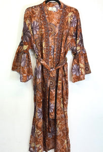 Vintage Sari Kimono Long