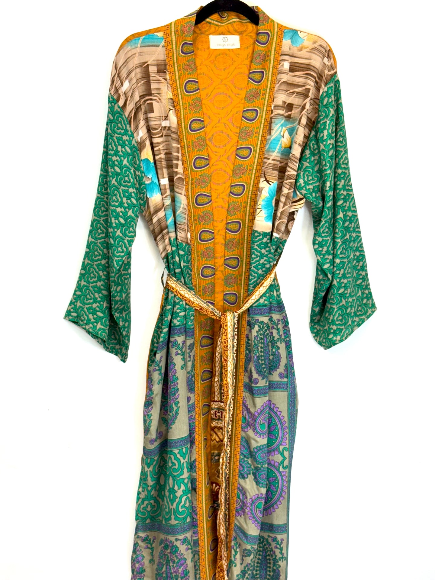 Vintage Sari Kimono Long