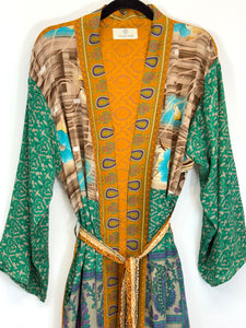 Vintage Sari Kimono Long