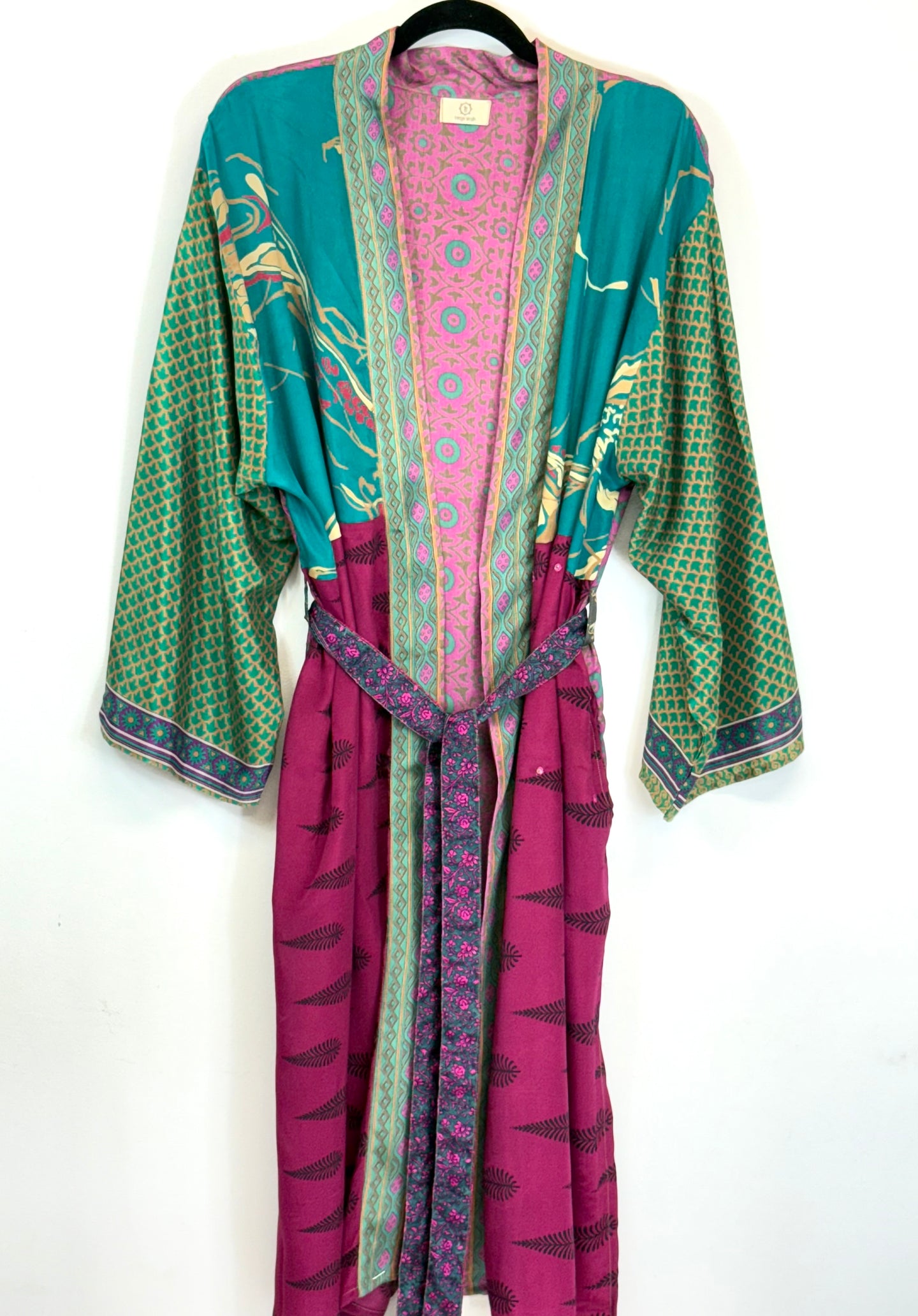 Vintage Sari Kimono Long
