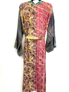 Vintage Sari Kimono Long