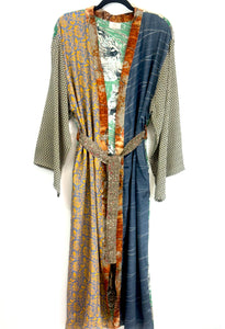 Vintage Sari Kimono Long