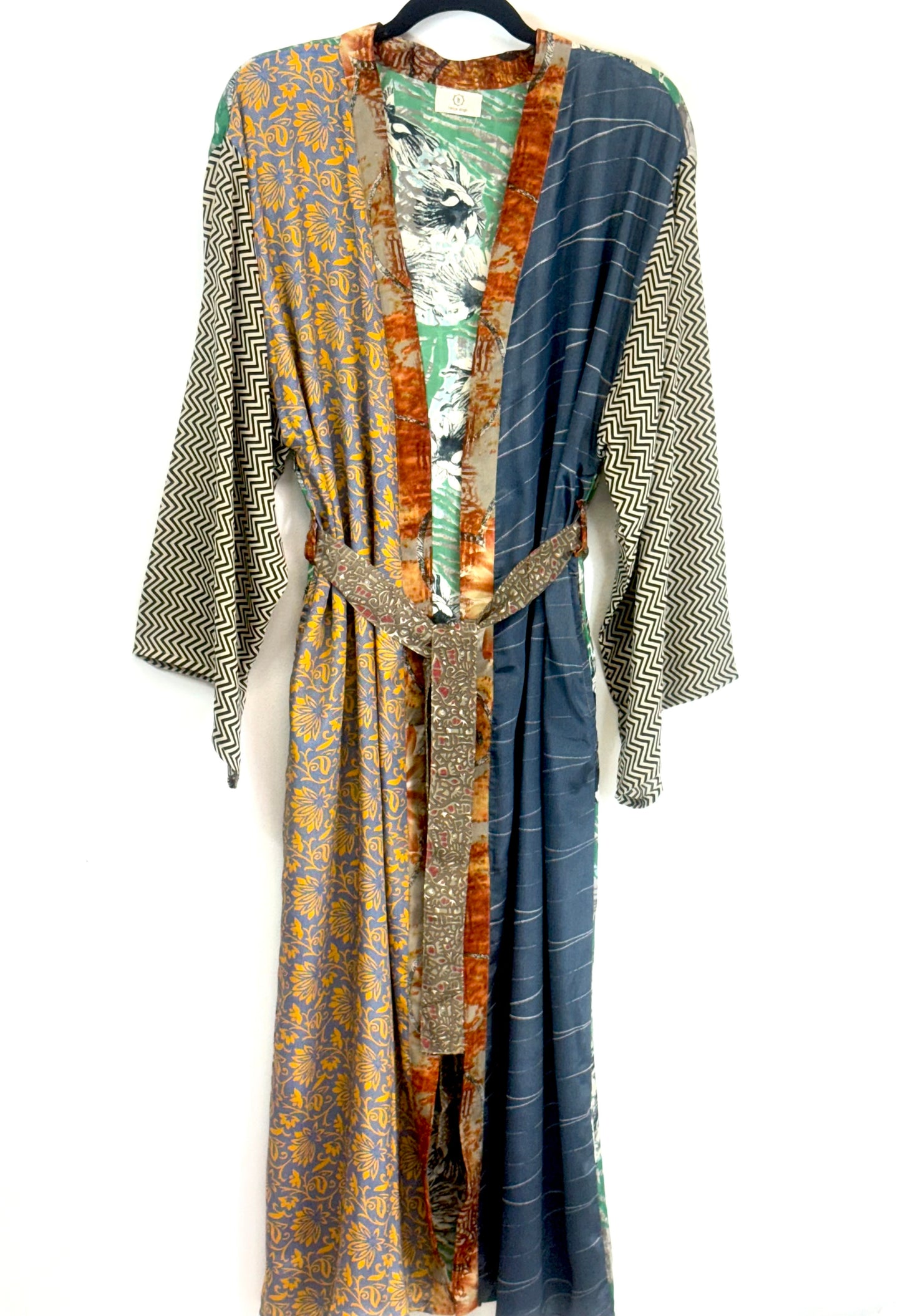 Vintage Sari Kimono Long