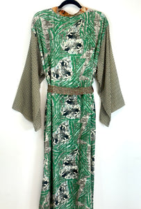 Vintage Sari Kimono Long