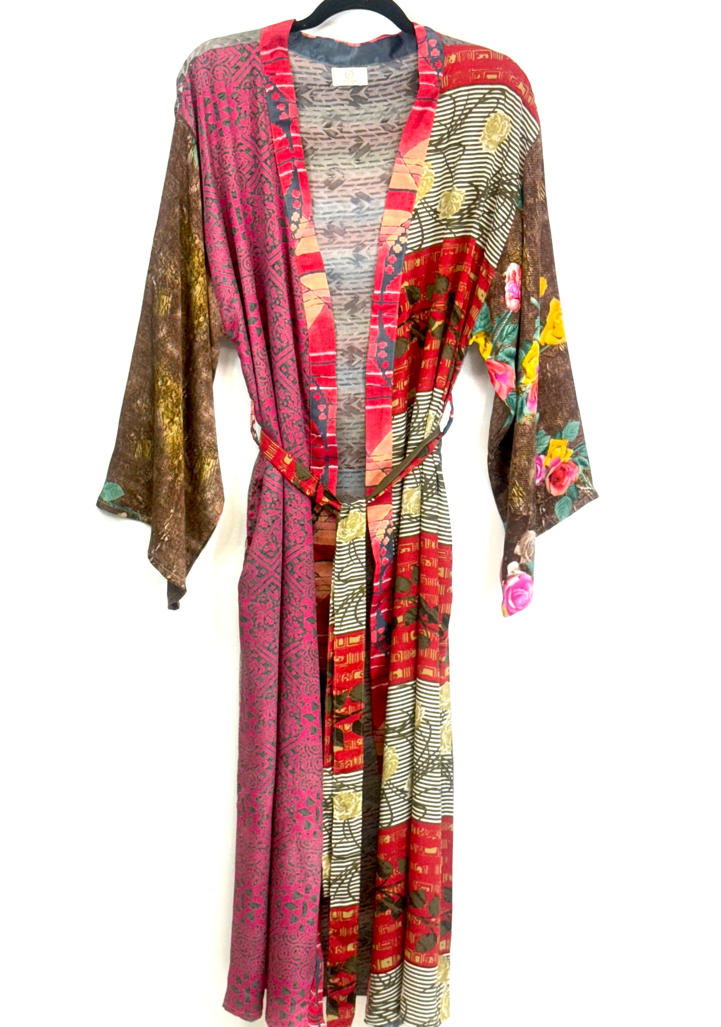 Vintage Sari Kimono Long