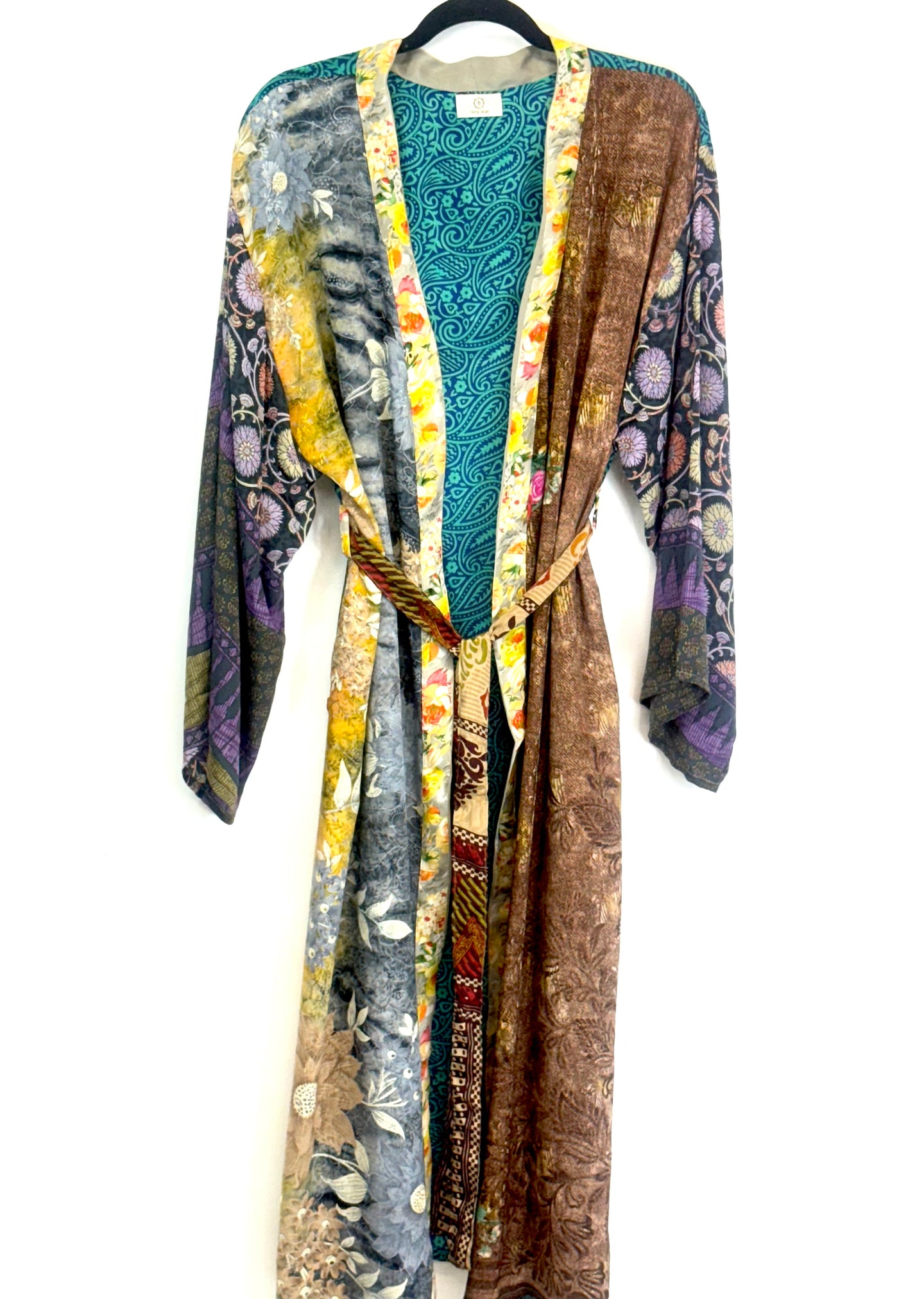 Vintage Sari Kimono Long