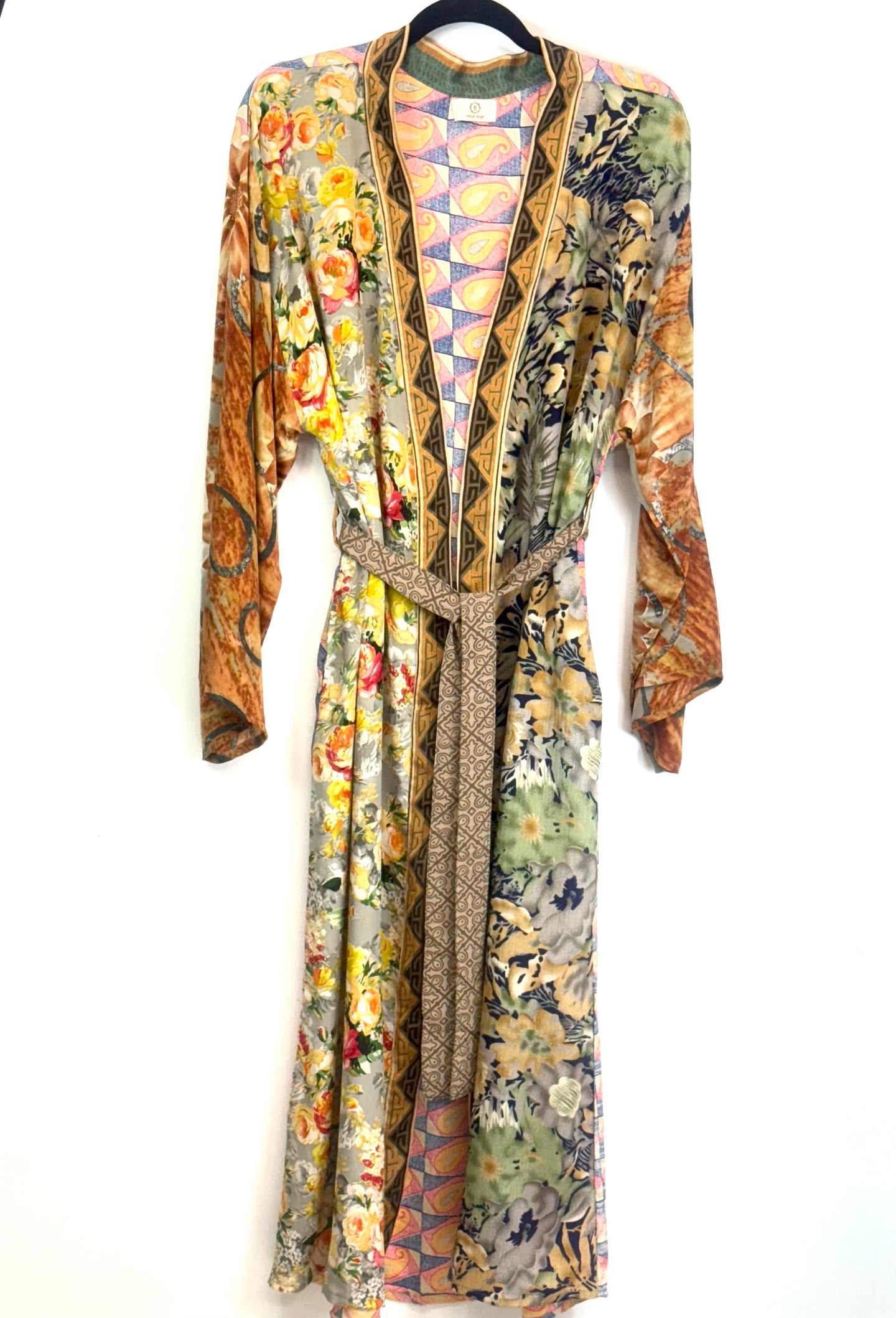 Vintage Sari Kimono Long