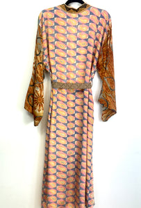 Vintage Sari Kimono Long