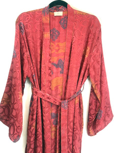 Vintage Sari Kimono Long