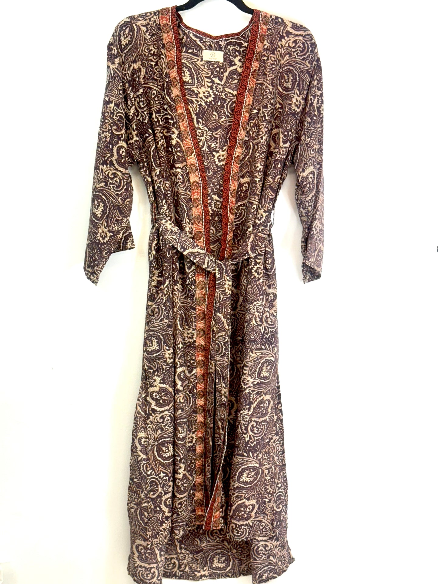 Vintage Sari Kimono Long