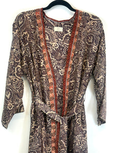 Vintage Sari Kimono Long