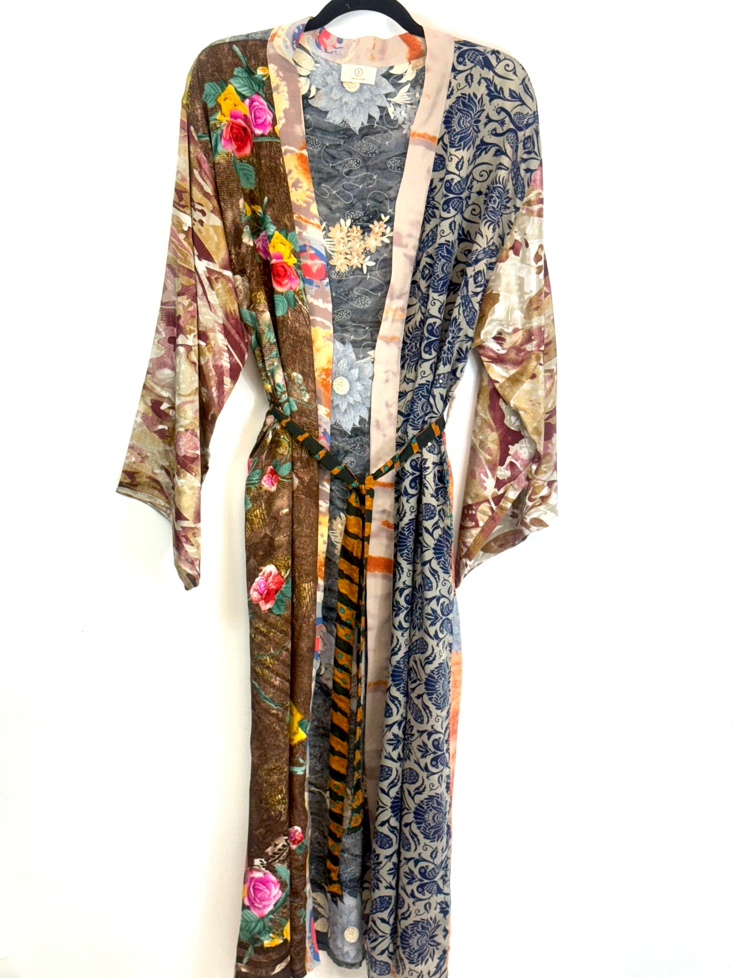 Vintage Sari Kimono Long
