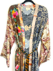 Vintage Sari Kimono Long