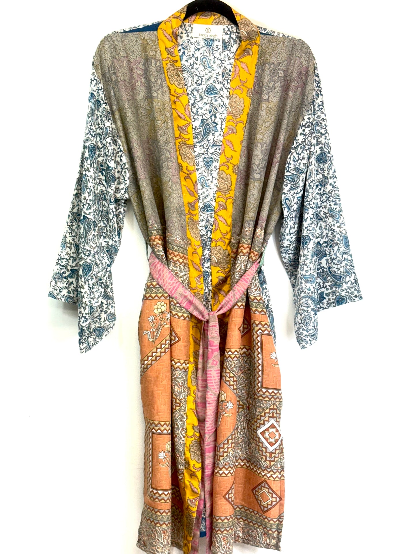 Vintage Sari Kimono Long