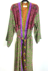 Vintage Sari Kimono Long