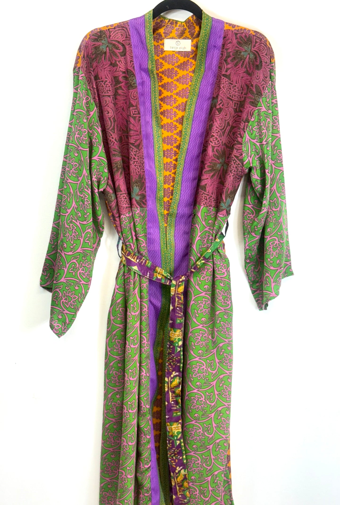 Vintage Sari Kimono Long