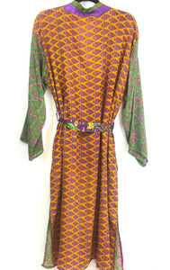 Vintage Sari Kimono Long
