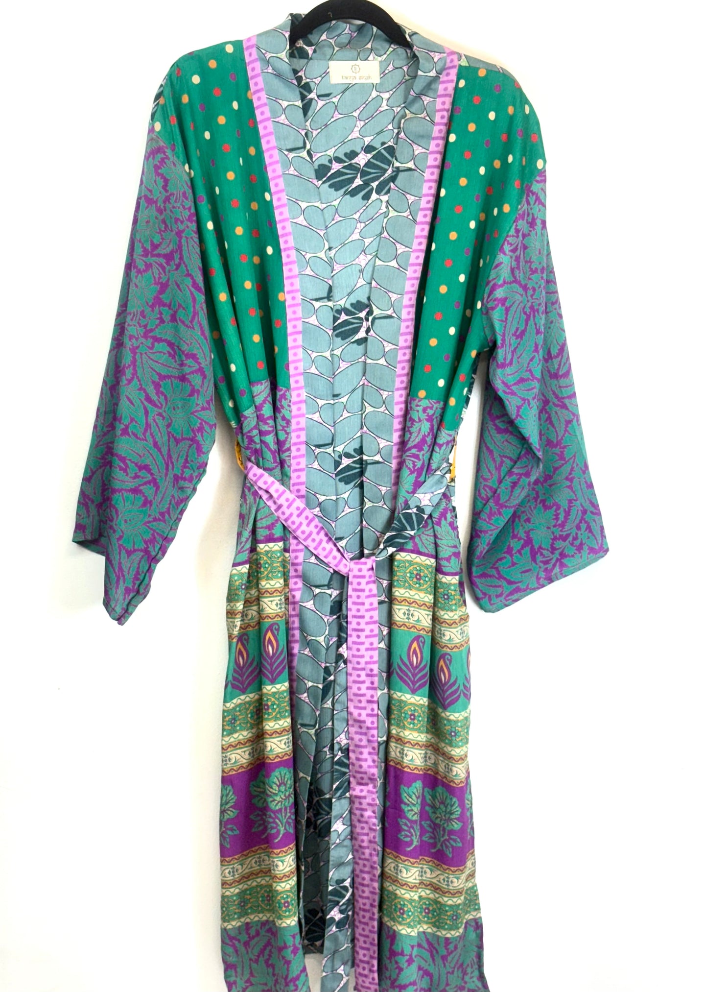 Vintage Sari Kimono Long