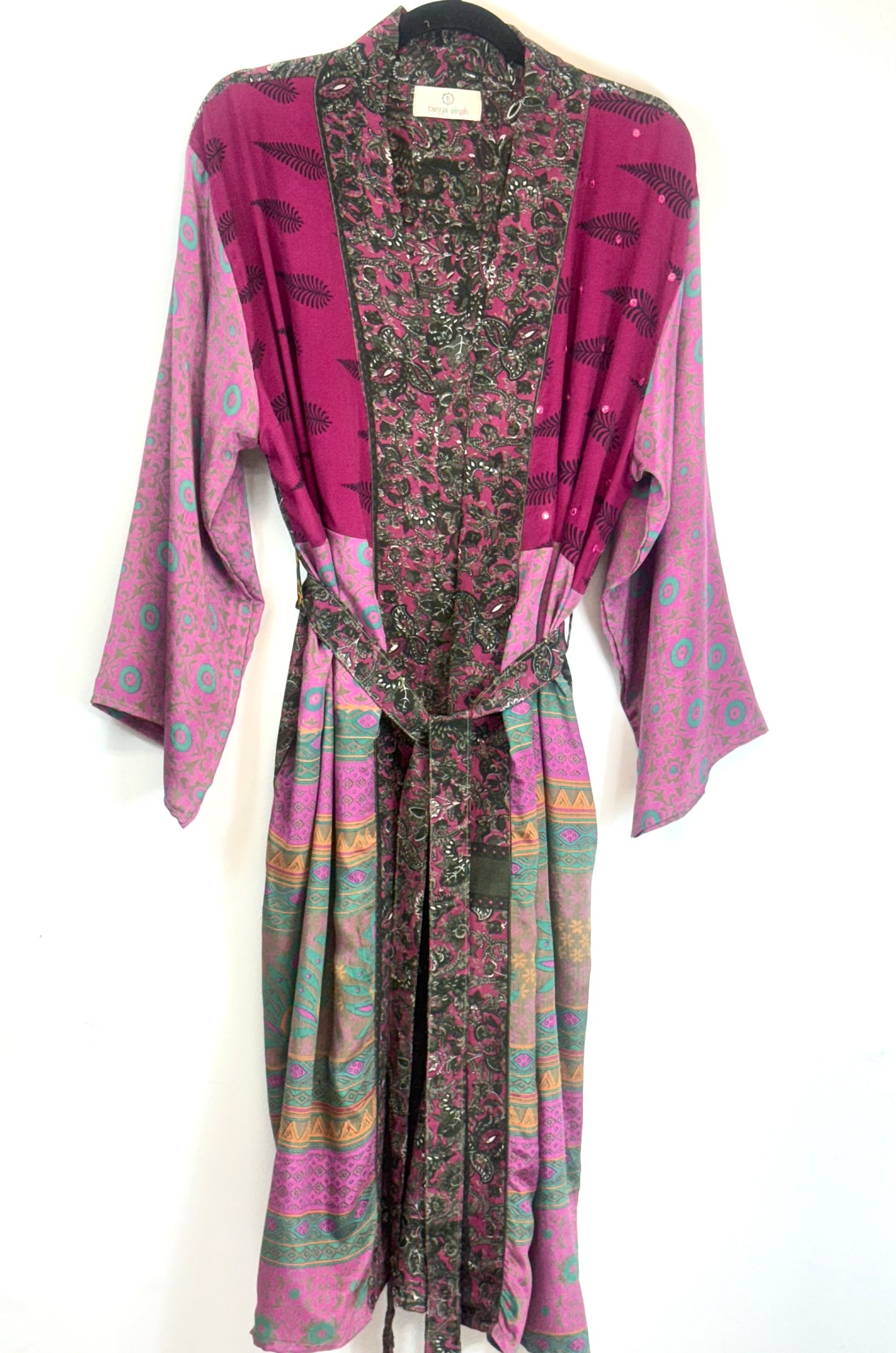 Vintage Sari Kimono Long