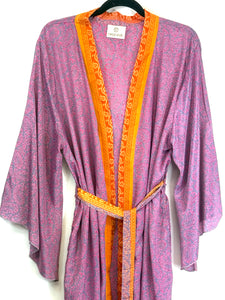 Vintage Sari Kimono Long