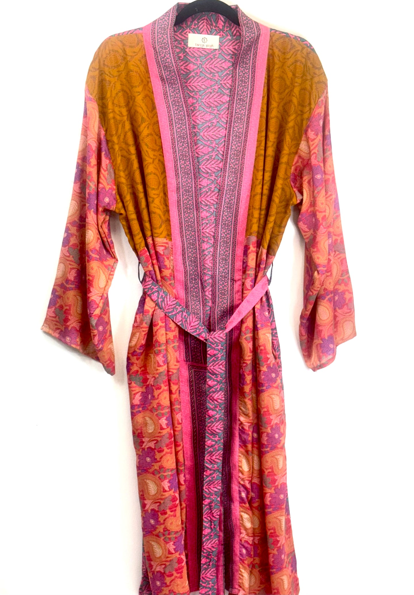 Vintage Sari Kimono Long
