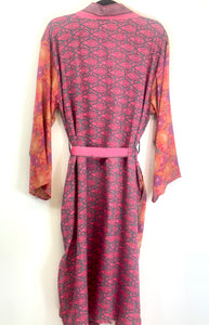 Vintage Sari Kimono Long