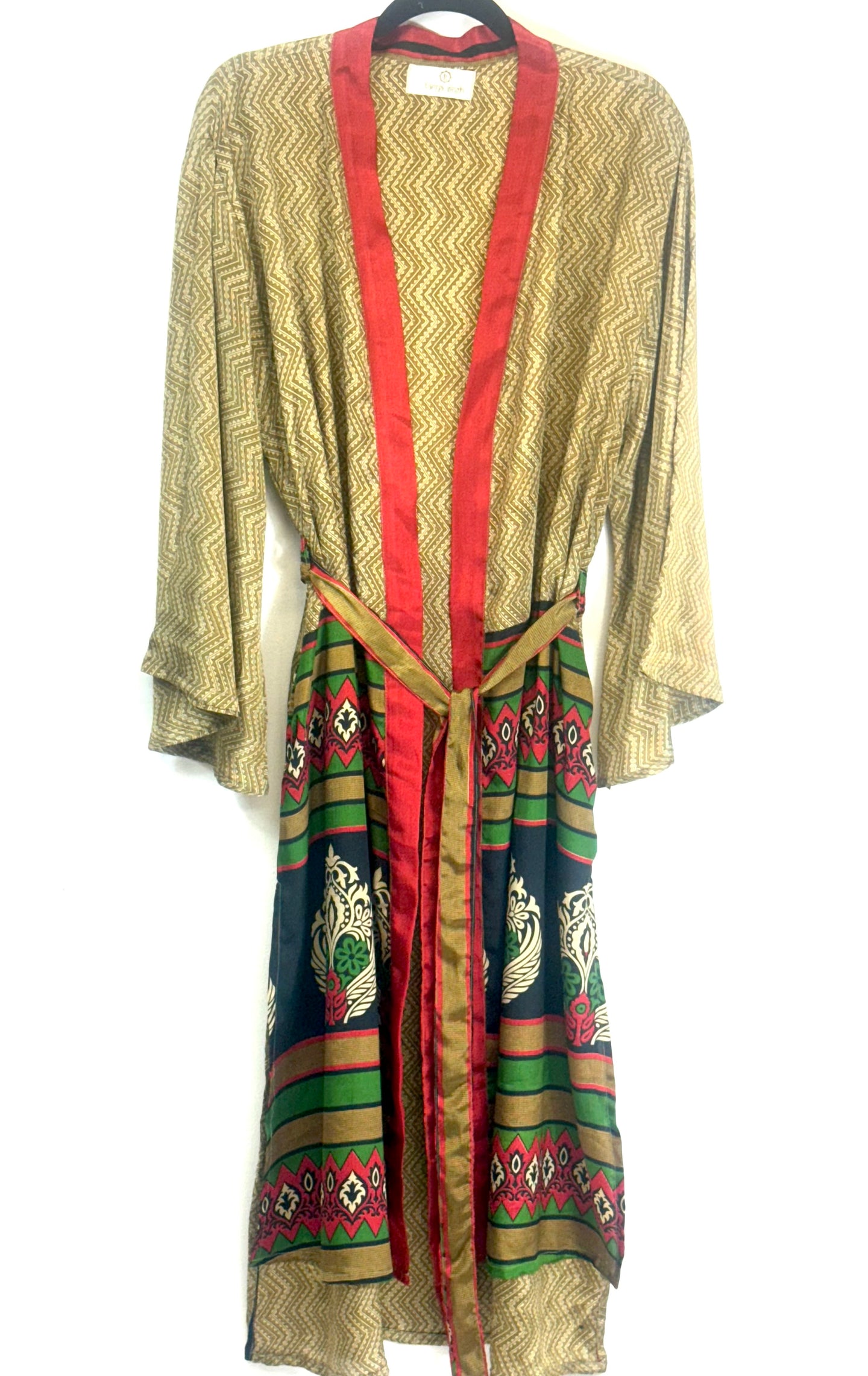 Vintage Sari Kimono Long