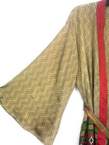 Vintage Sari Kimono Long