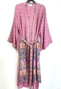 Vintage Sari Kimono Long