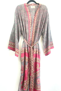 Vintage Sari Kimono Long