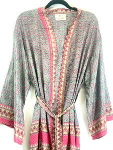 Vintage Sari Kimono Long