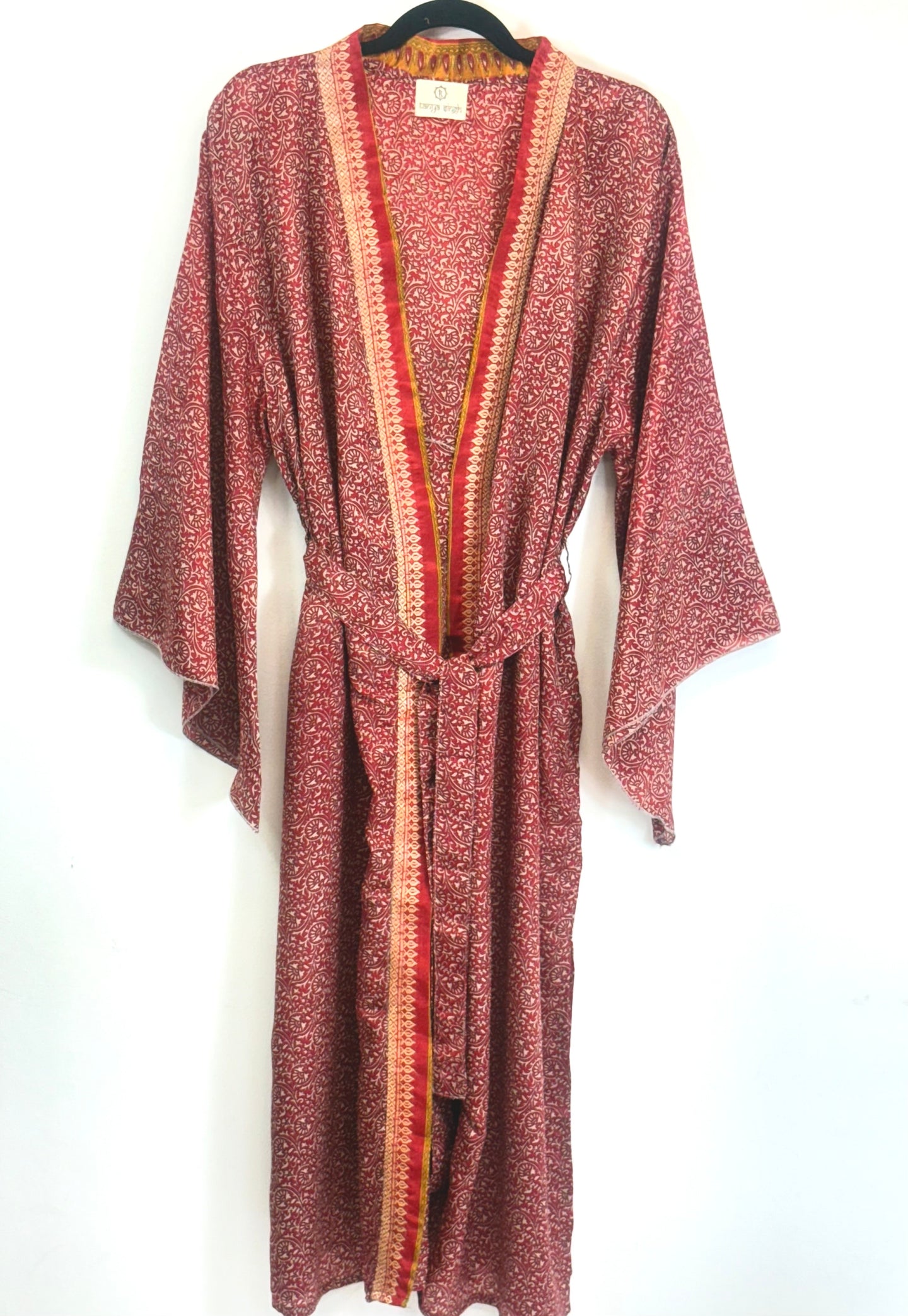 Vintage Sari Kimono Long