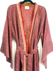 Vintage Sari Kimono Long