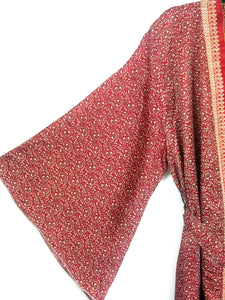 Vintage Sari Kimono Long