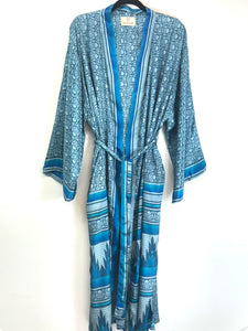 Vintage Sari Kimono Long