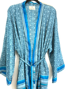 Vintage Sari Kimono Long