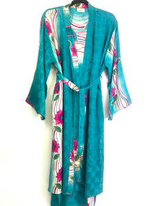 Vintage Sari Kimono Long