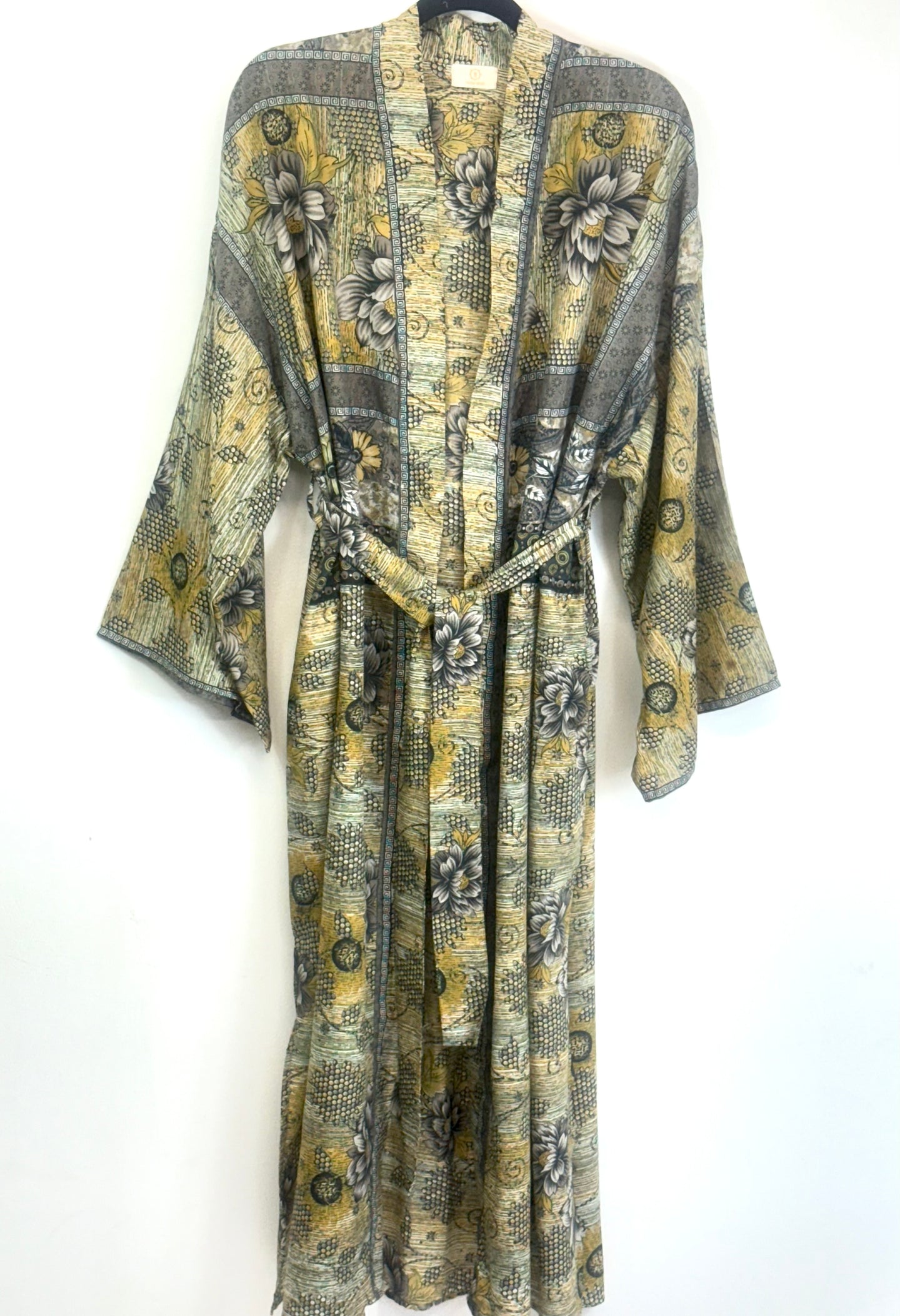 Vintage Sari Kimono Long