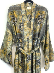 Vintage Sari Kimono Long