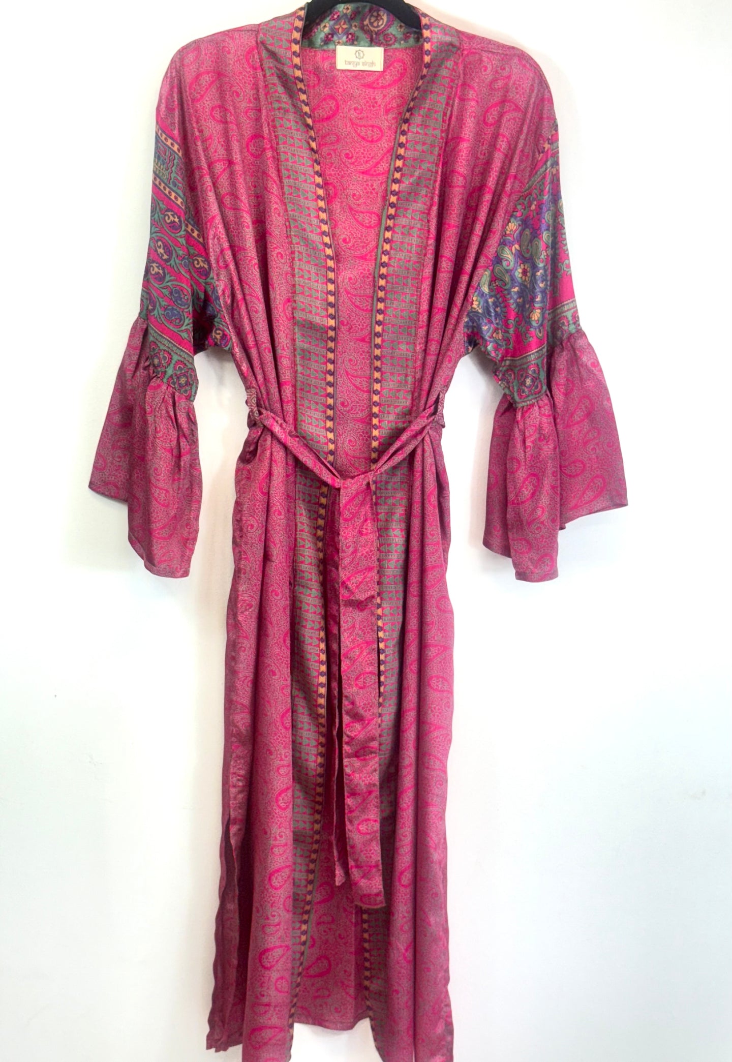 Vintage Sari Kimono Long