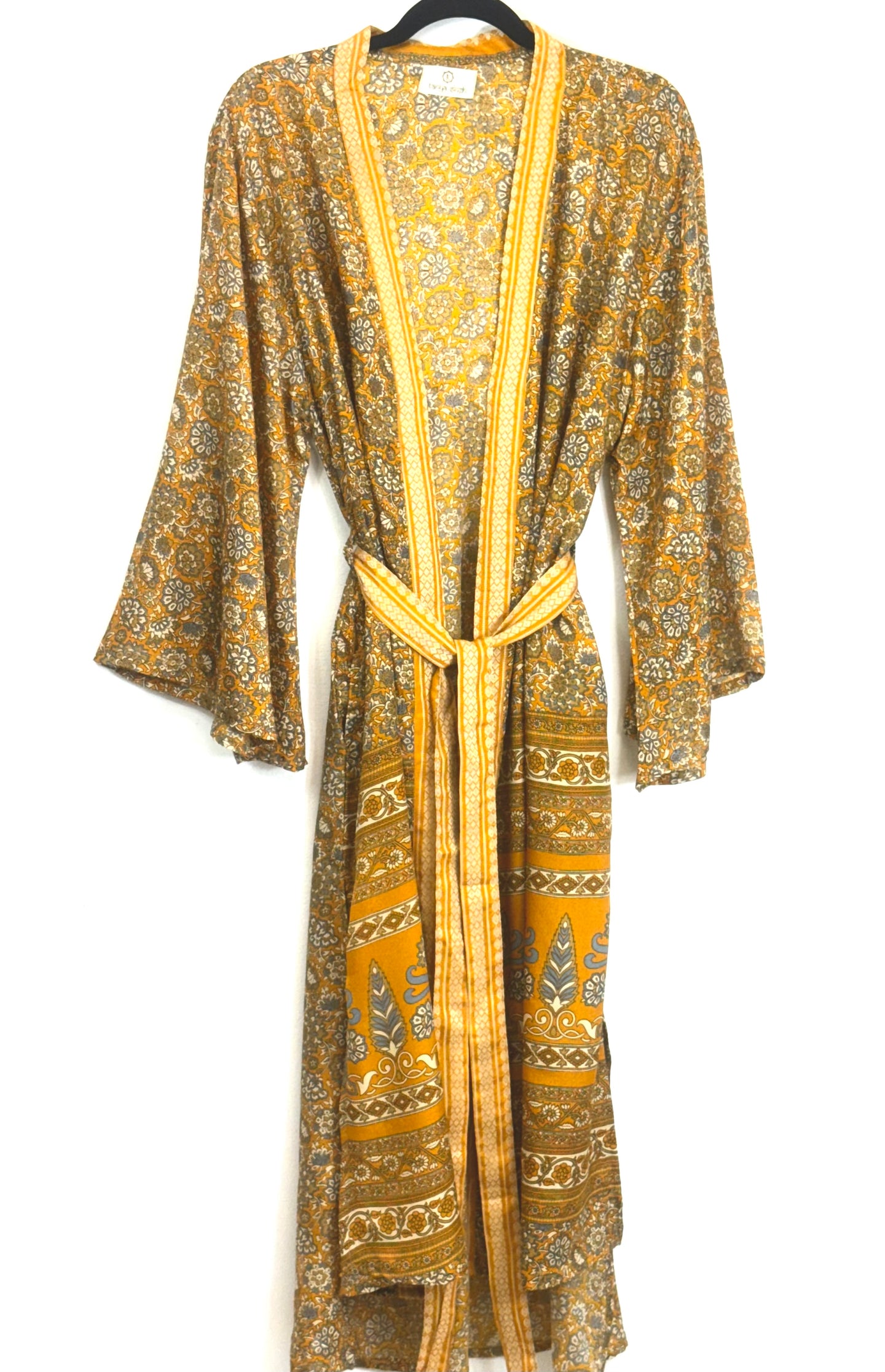 Vintage Sari Kimono Long