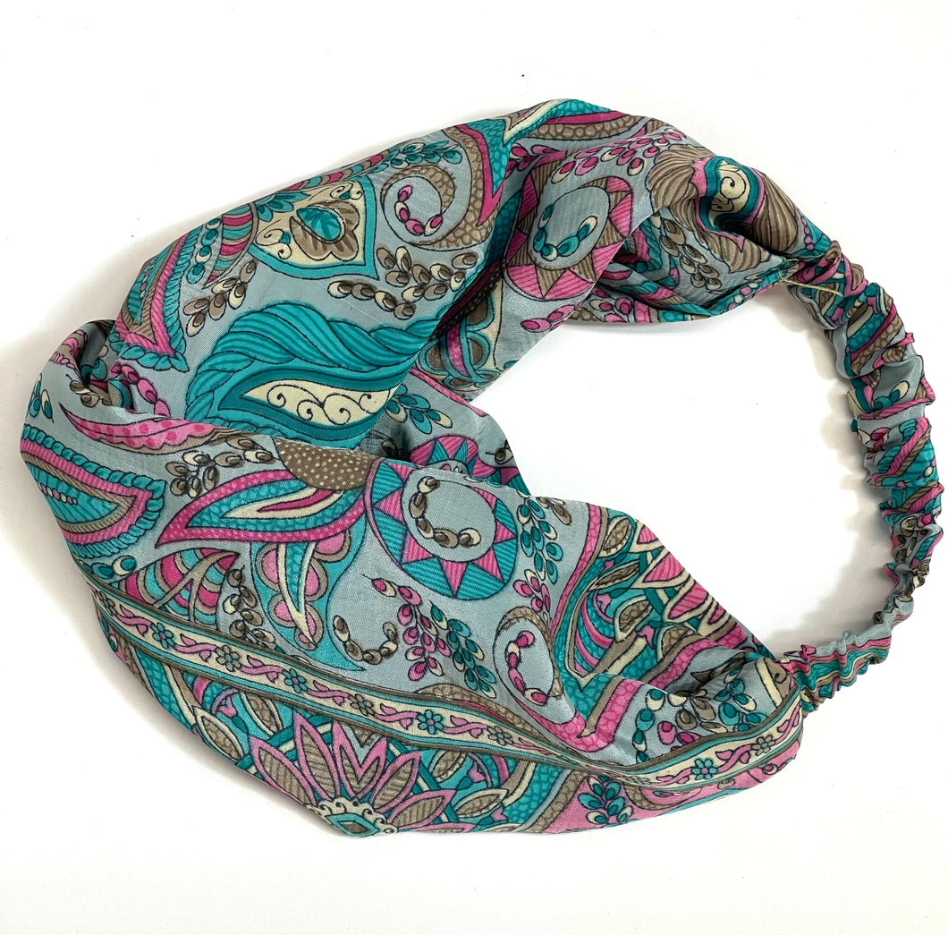 Silk Sari Hair Band