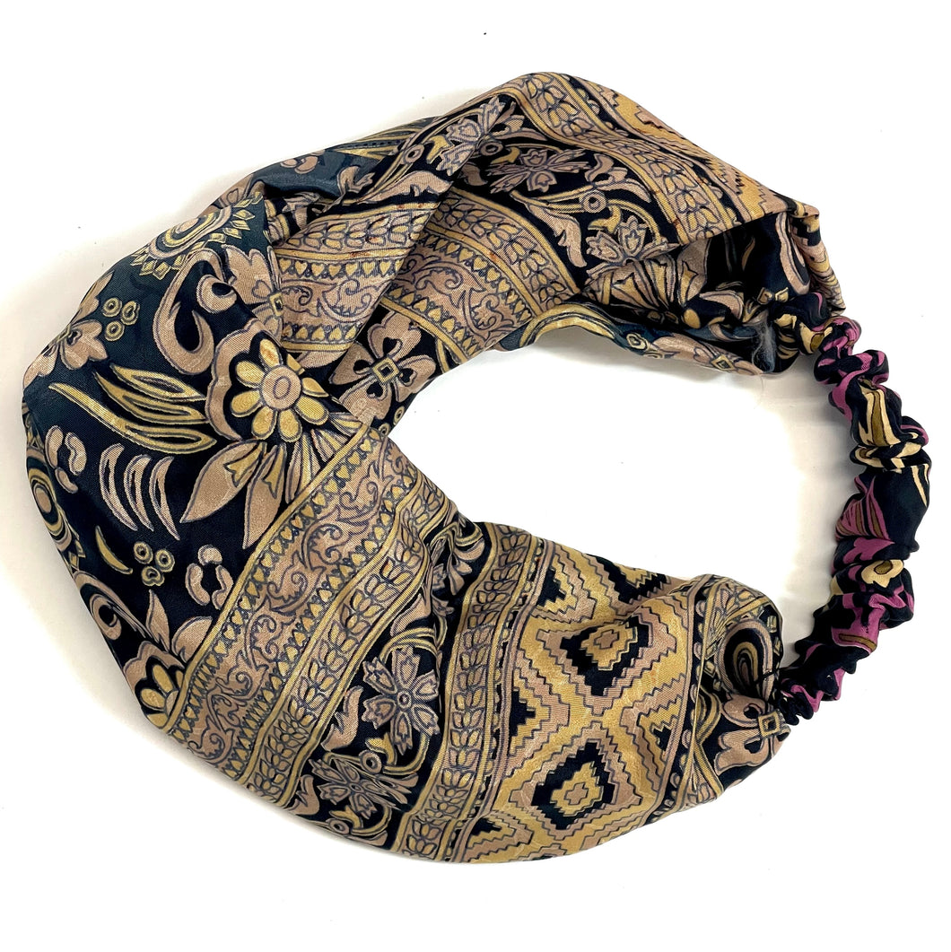 Silk Sari Hair Band