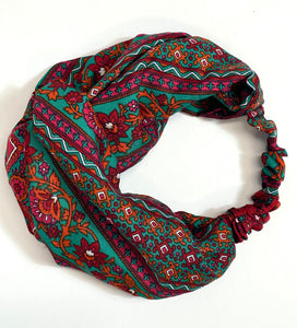 Silk Sari Hair Band