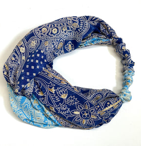 Silk Sari Hair Band