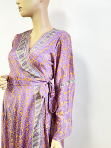 Sari Wrap Dress