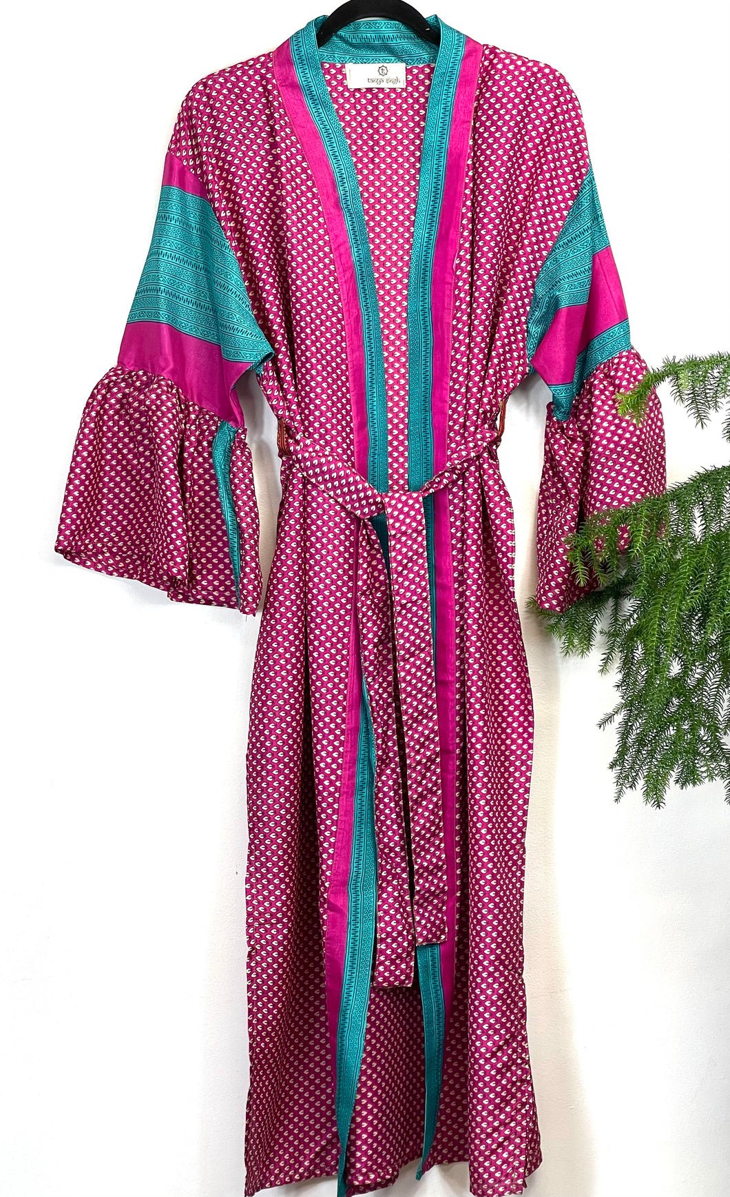 Vintage Sari Kimono Long