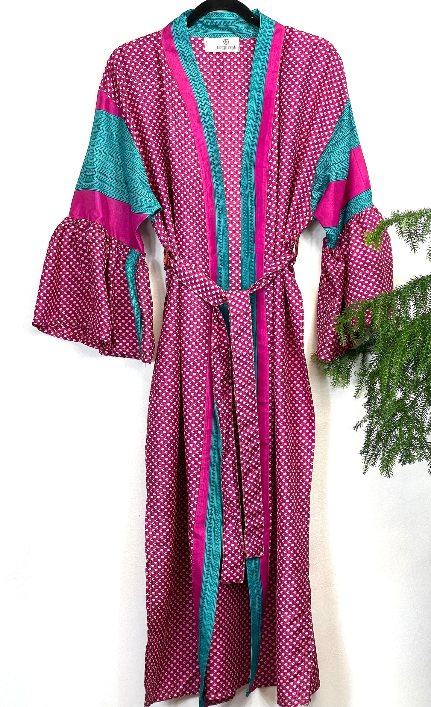 Vintage Sari Kimono Long
