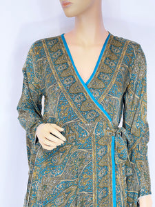 Sari Wrap Dress